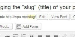 The "slug" of your title, the URL