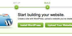 It's about as easy as point and click and you're up and running with WordPress.