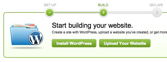 It's about as easy as point and click and you're up and running with WordPress. 