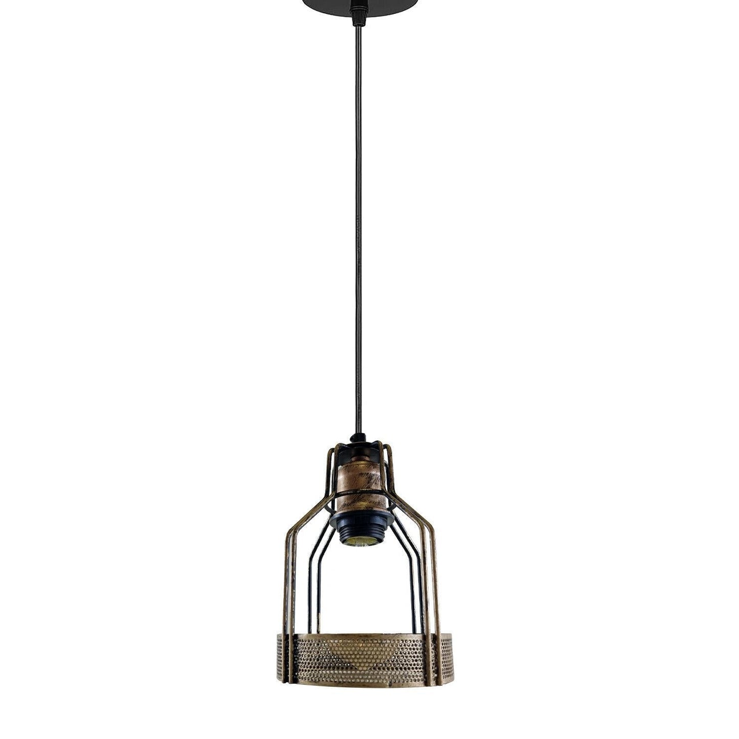 Vintage Retro Industrial Ceiling Pendant Living Room Kitchen Indoor Hanging Lamp Bird Cage Lighting~1202-5