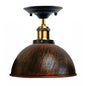 Industrial Ceiling lights Flush Mount Dome Shade~1234-11