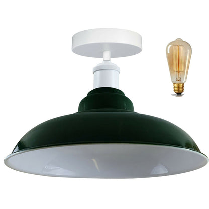 Flush Mount Ceiling Light E27 Lamp Base ~1192-16