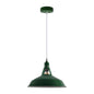 Industrial Vintage Modern Metal Retro  E27 Ceiling Green Barn Slotted Pendant Shade~3739-1