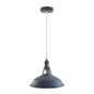 Industrial Vintage Modern Metal Retro  E27 Ceiling Grey Barn Slotted Pendant Shade~3737-2