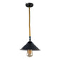 Vintage Retro Industrial Loft Cone Hemp rope Single Pendant Light Retro Lamp~3785-2