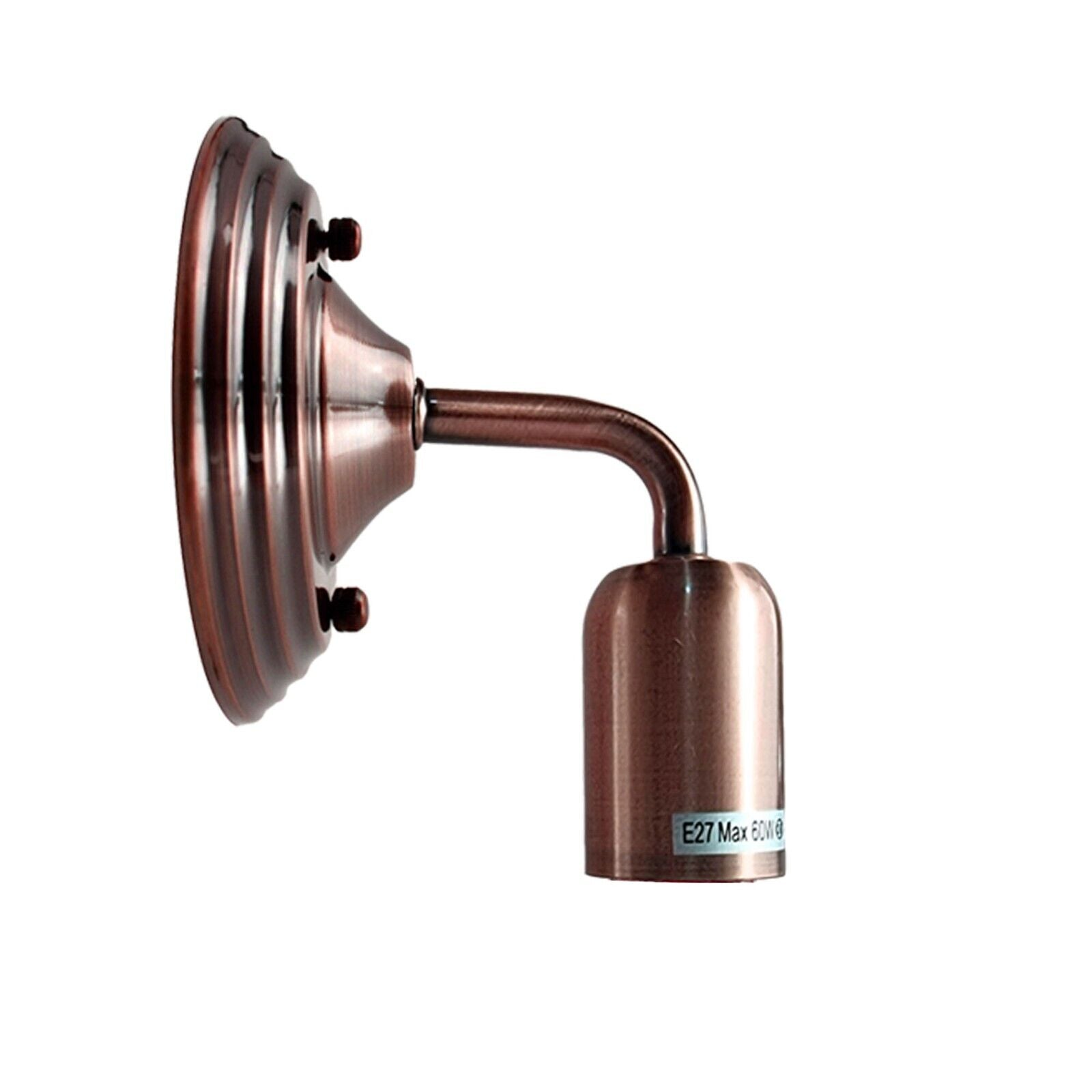 Industrial Vintage Retro Polished Sconce Copper Wall Light Lamp~3790-3