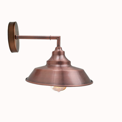 Industrial Vintage Retro Wall Lamp Indoor E27 Edison Satin Nickel Lighting Sconces~3811-6