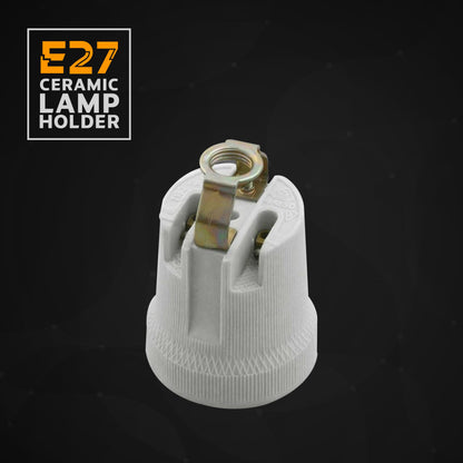 Heat resistance Ceramic heating bulb E27 lamp holder~2964-1