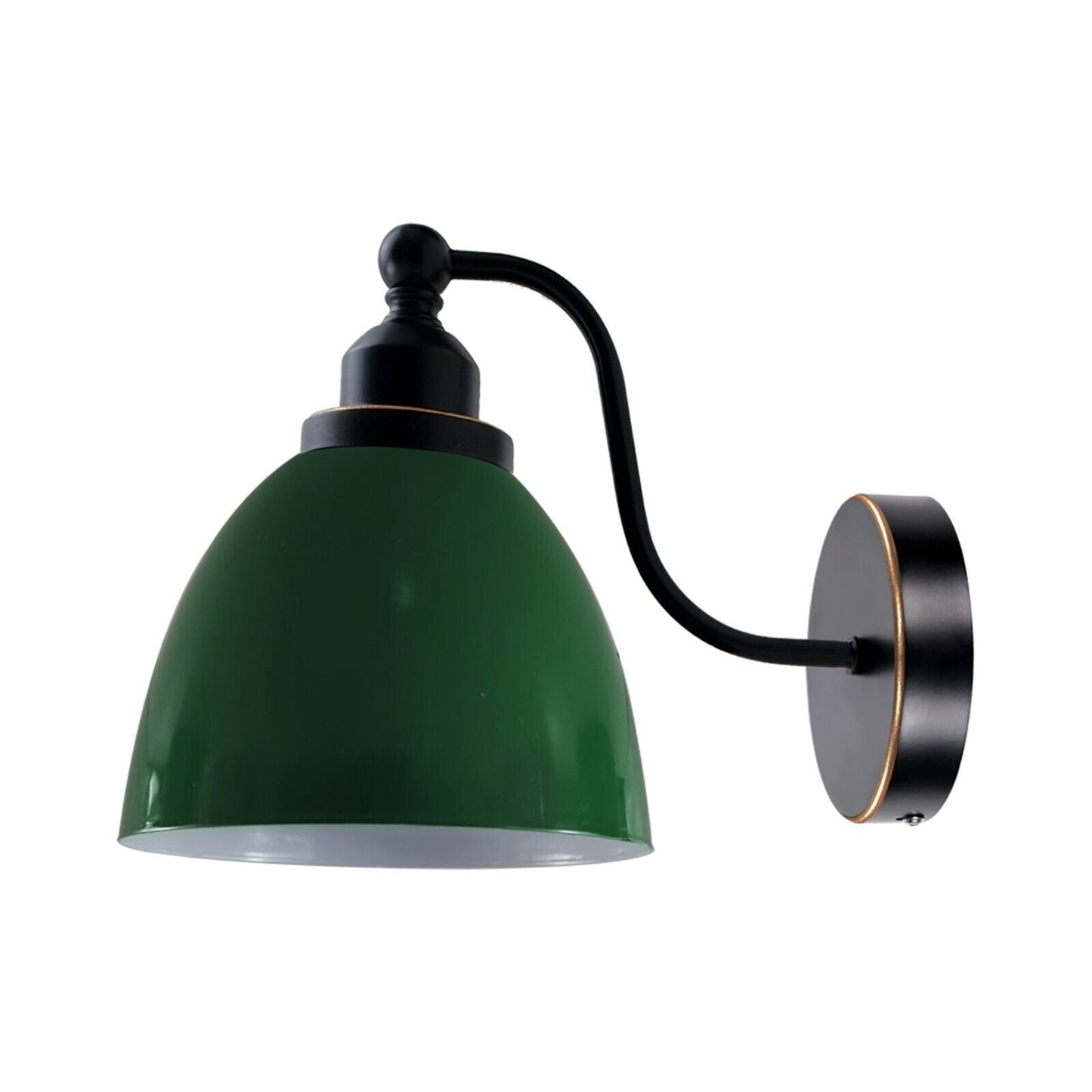 Industrial Vintage Modern Retro Swan Neck Metal Arm E27 Sconce Green Wall Mount Light~3919-1