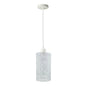 Industrial Vintage Ratio Adjustable Pendant Hanging Pendant Lighting, E27 Metal White Cage~3927-1