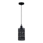 Industrial Vintage Ratio Adjustable Pendant Hanging Pendant Lighting, E27 Metal Black Cage~3926-1