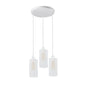 Industrial vintage Retro3 way Round ceiling Various colours cage pendant light E27 Uk Holder~3968-2