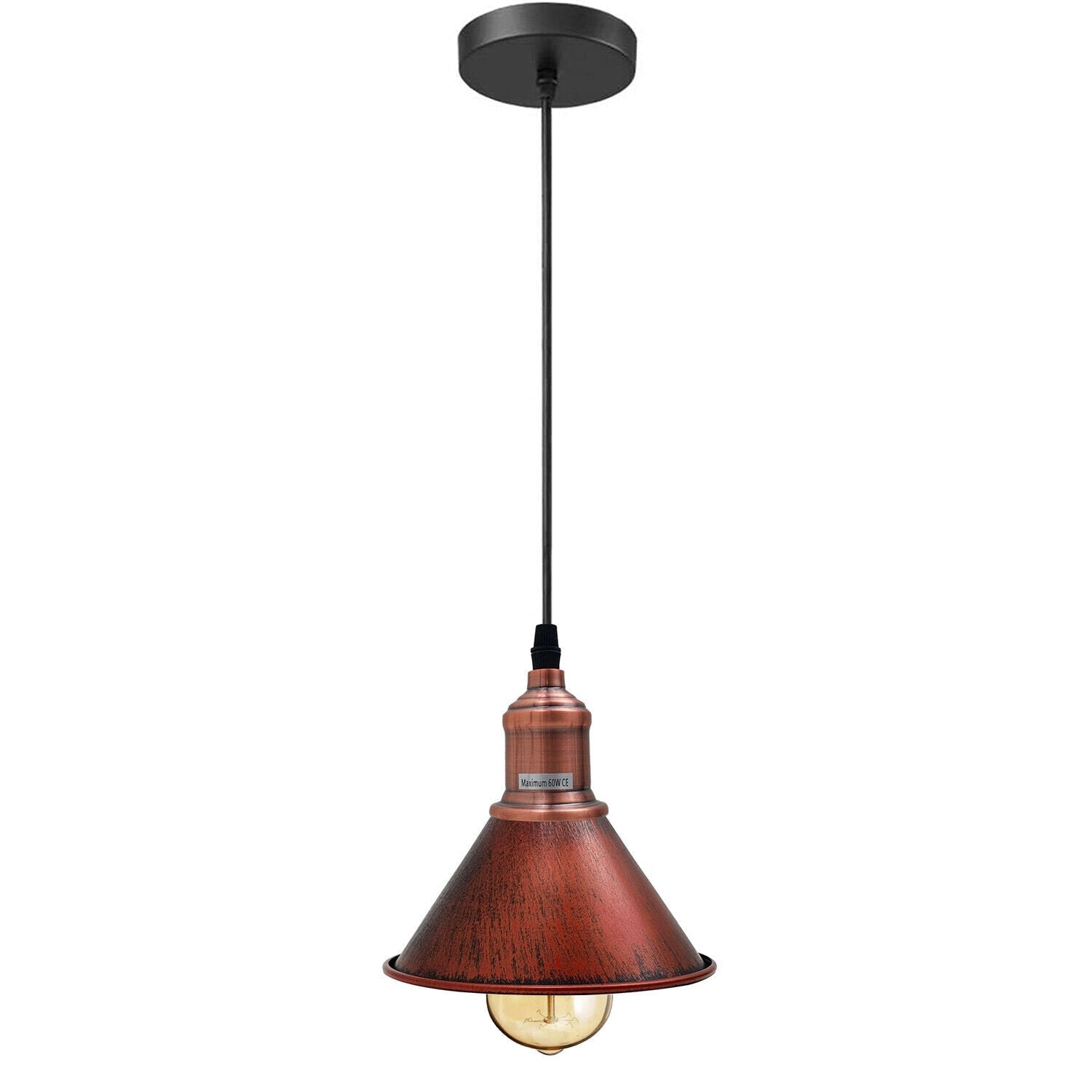 Industrial Metal Ceiling E27 Lamp Shade Pendant Light~5344-2