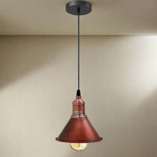 Industrial Metal Ceiling E27 Lamp Shade Pendant Light~5344-0