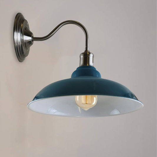 Vintage Industrial Indoor Modern Wall Light Fitting Painted Metal Lounge Lamp~1658-0