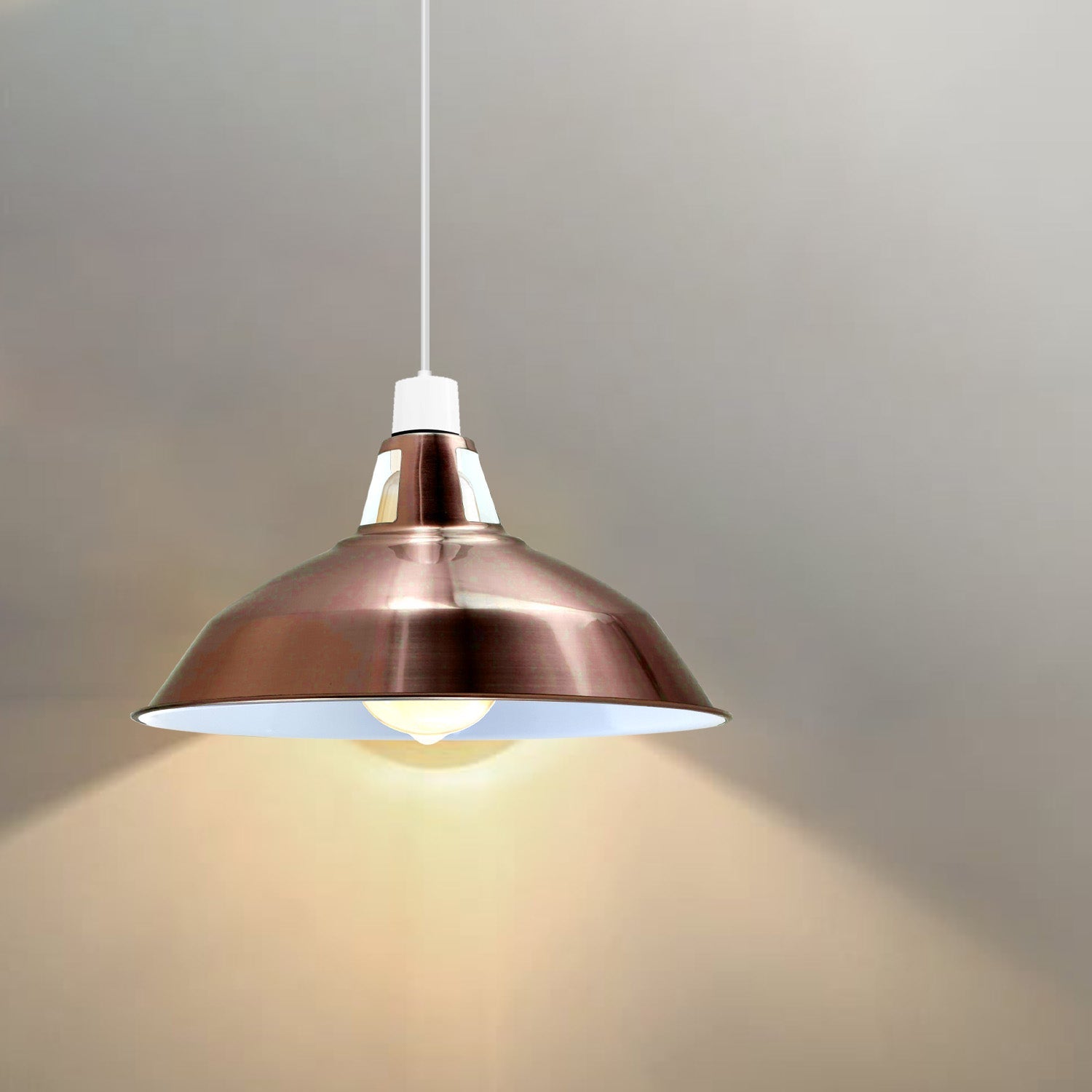 Metal Ceiling Vintage Industrial Loft Style Lampshade in Colour~1074-2