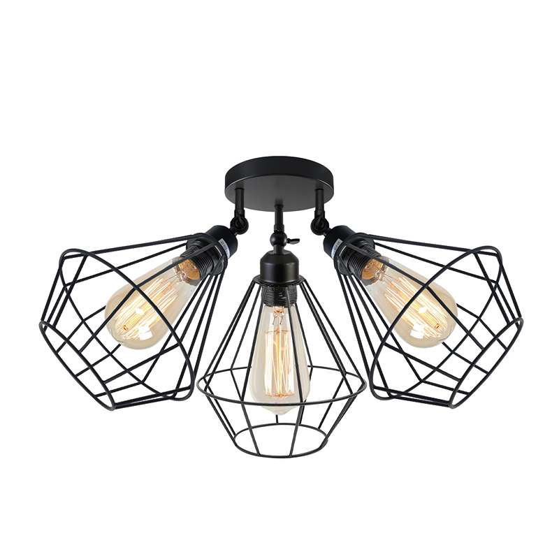 3-way Black Contemporary Ceiling Lights~4988-4