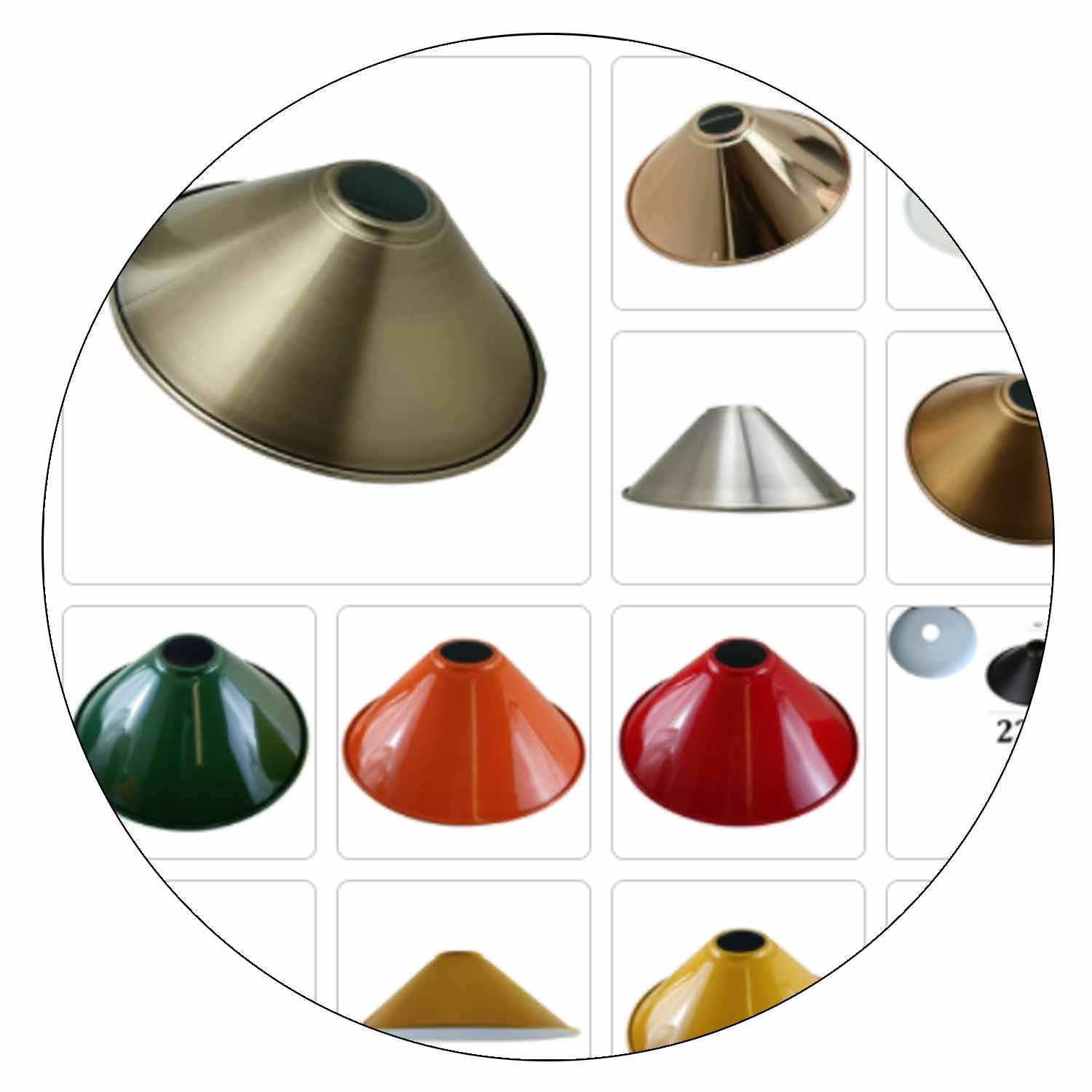 LEDSone industrial Vintage Metal Cone shaped Pendant light Lamp Shade~1449-2