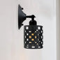 Industrial Black Cage Wall light~2568-0