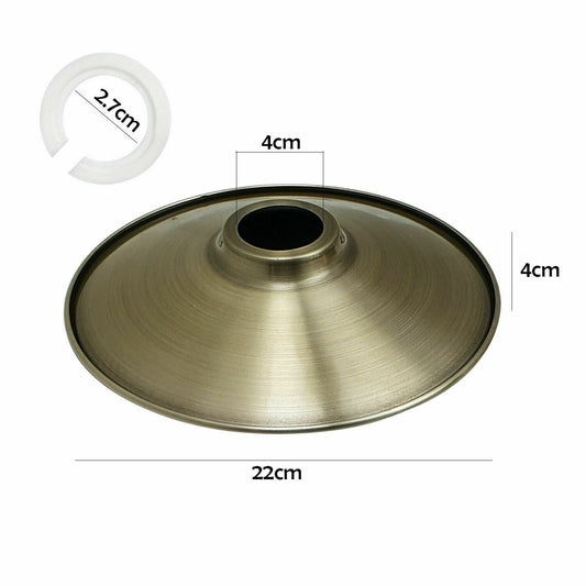 Flat Lampshade | Easy Fit Ceiling Light 40mm~1395-0