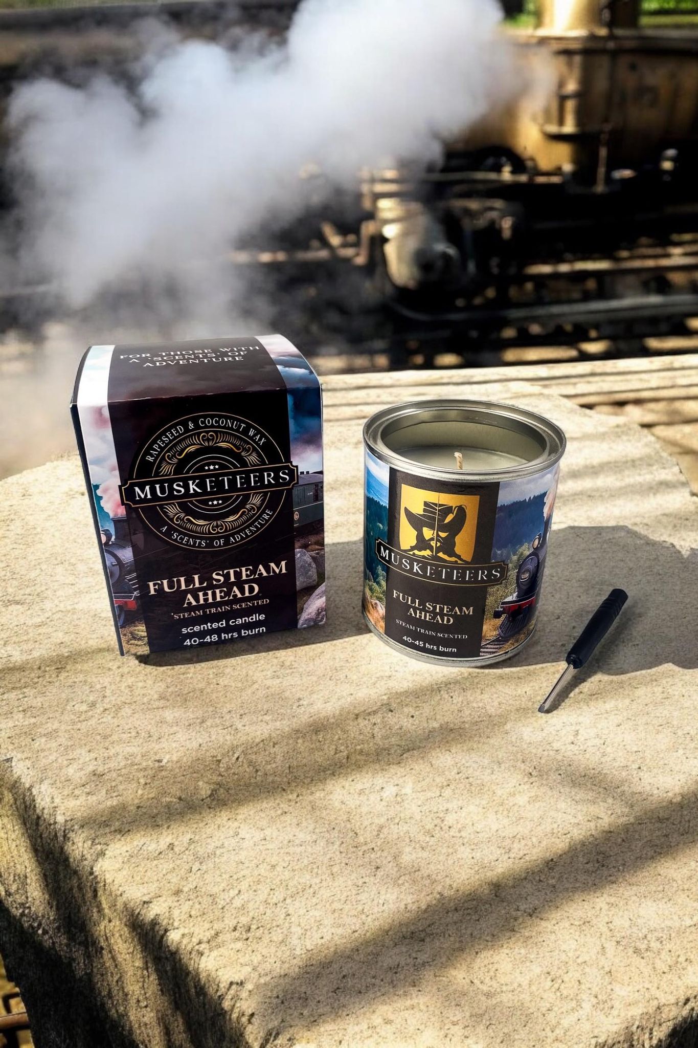 Full Steam Ahead - Steam Train Scented Candle (Wholesale)-0