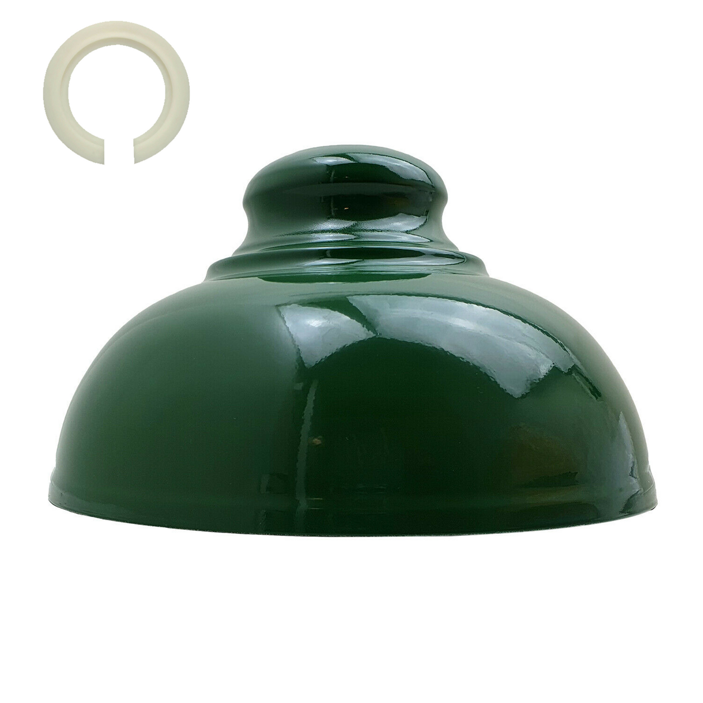 Green Retro Metal Pendant Lampshade Ceiling Light Shade Easy Fit Industrial Kitchen UK~2084-0