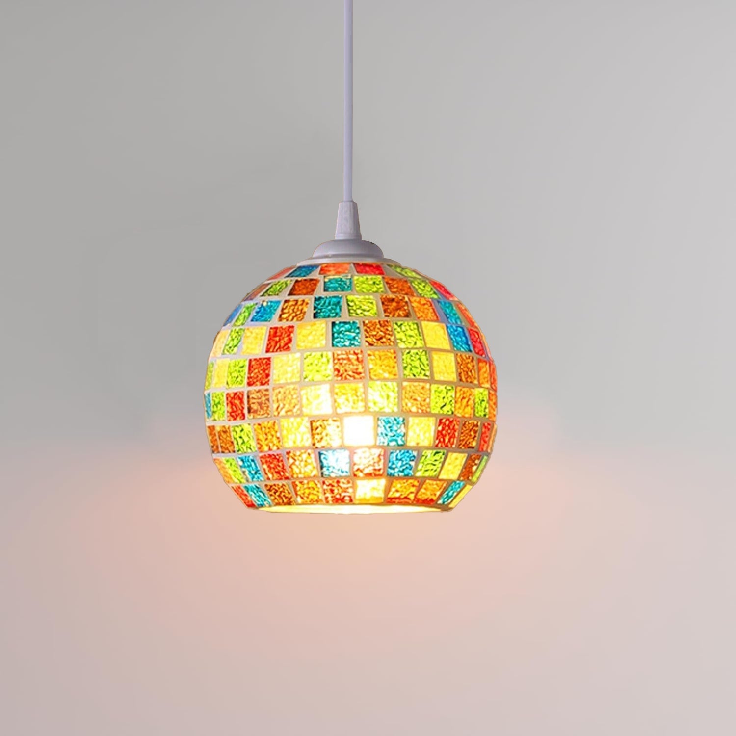 Glass Mosaic Table lamp Globe Shape Home Decorating~4916-1