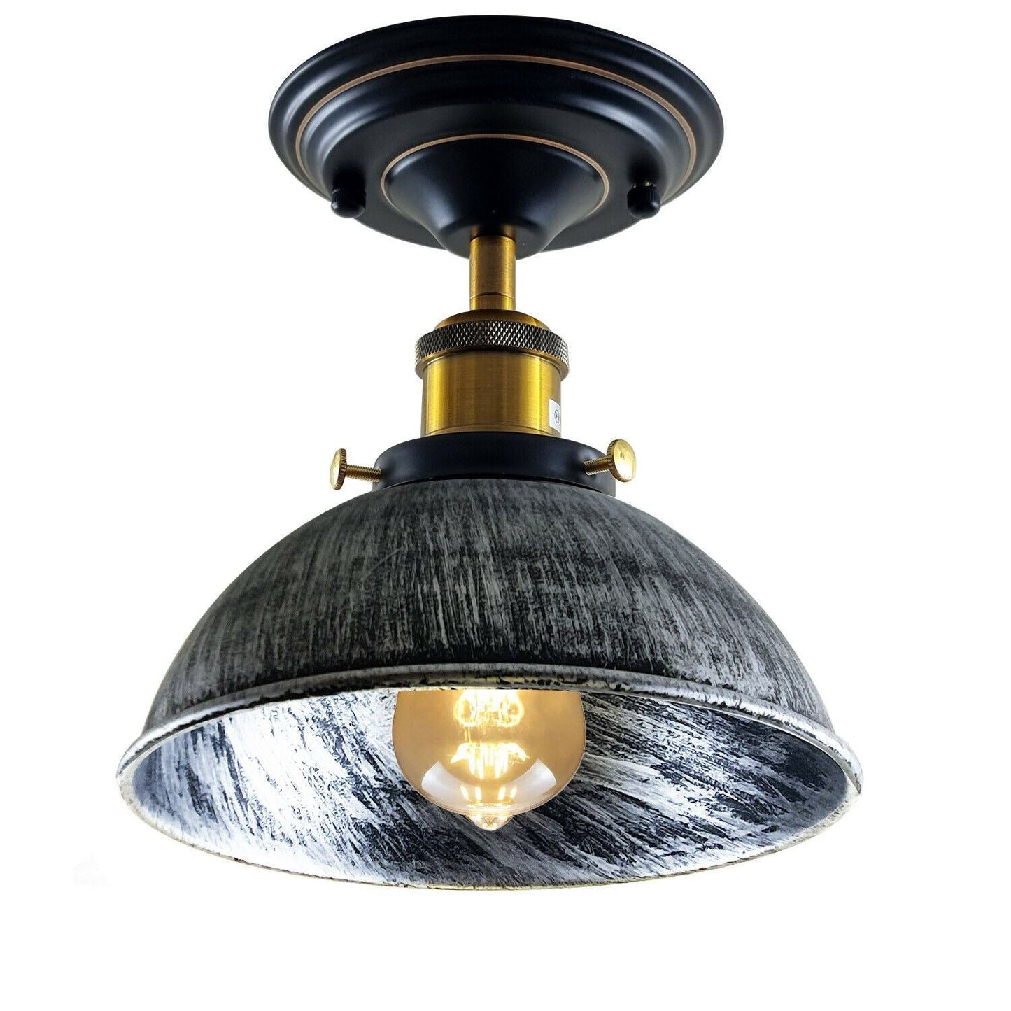 Industrial Ceiling lights Flush Mount Dome Shade~1234-5