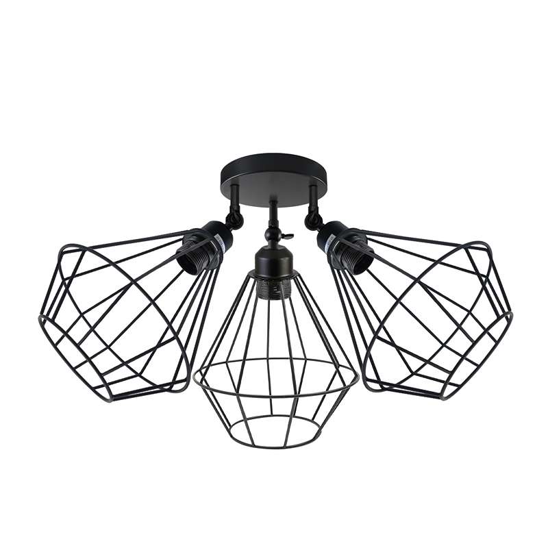 3-way Black Contemporary Ceiling Lights~4988-5