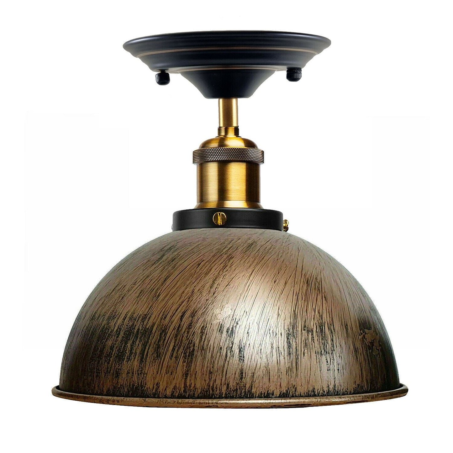 Industrial Ceiling lights Flush Mount Dome Shade~1234-7