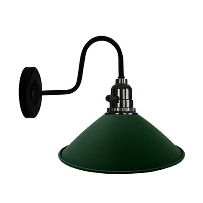 Vintage Shade Metal Retro Green Colour Wall Light for Style Home~2516-0