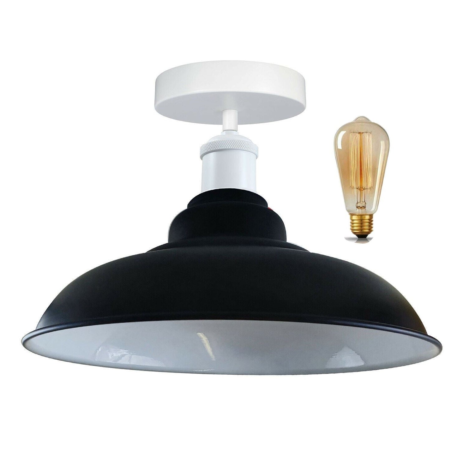 Flush Mount Ceiling Light E27 Lamp Base ~1192-21