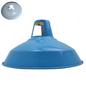 Industrial Style Barn Slotted Lamp Shade Metal Blue Ceiling Pendant Light Shade~1075-0