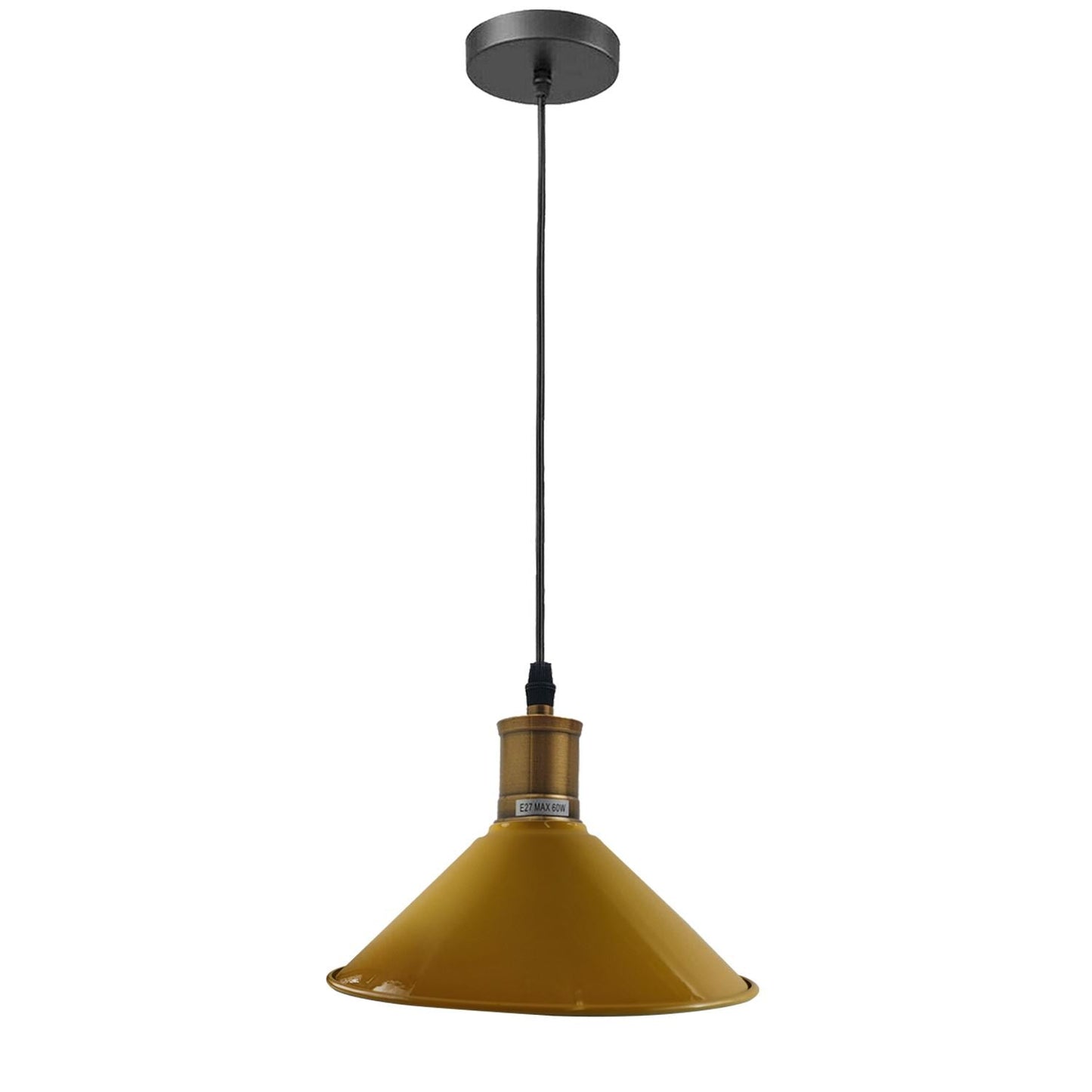 Vintage Industrial Ceiling Pendant Light Retro Loft Style Metal Shade Lamp~1420-11