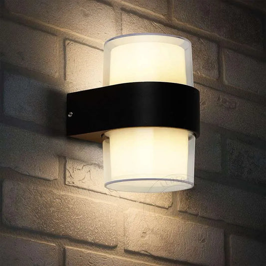 outdoor led wall light Indoor Wall Lamp Acrylic shade Cylinder~4964-0