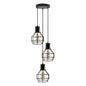 Industrial 3 Light Metal Cage Shade Hanging Pendant Light ~ 5125-2