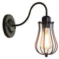 Industrial Vintage Rustic Wire Cage Black Industrial Wall Light Lampshade~2900-2