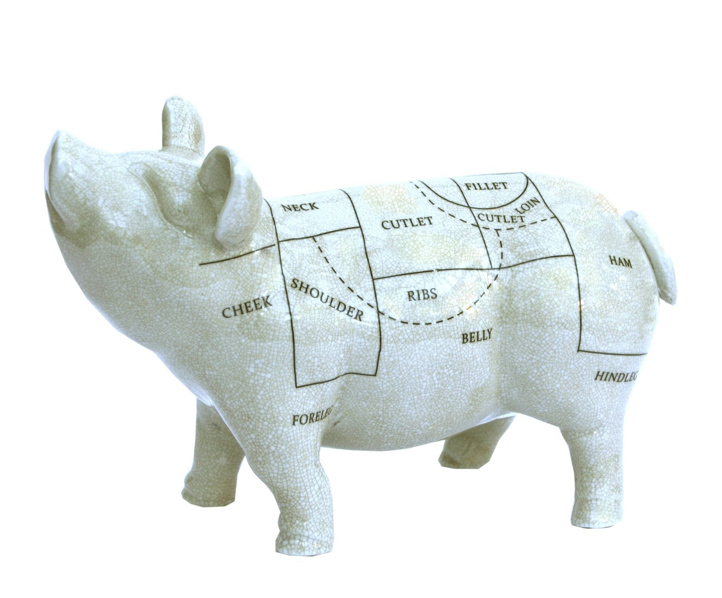 Ceramic Pig Ornament, 32cm-0