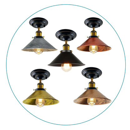 Vintage Pendant Light | Ceiling Lamp Metal UK~1229-4