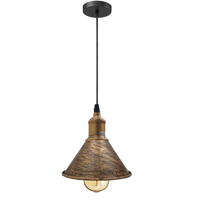 Industrial Metal Ceiling E27 Lamp Shade Pendant Light~5344-7