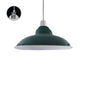 Green Lamp Shade Gloss Metal Pendant Light Shade ~1085-0