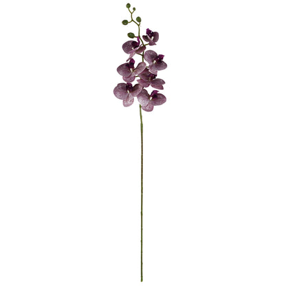 100cm Artificial Phalaenopsis Orchid Purple Stem-3