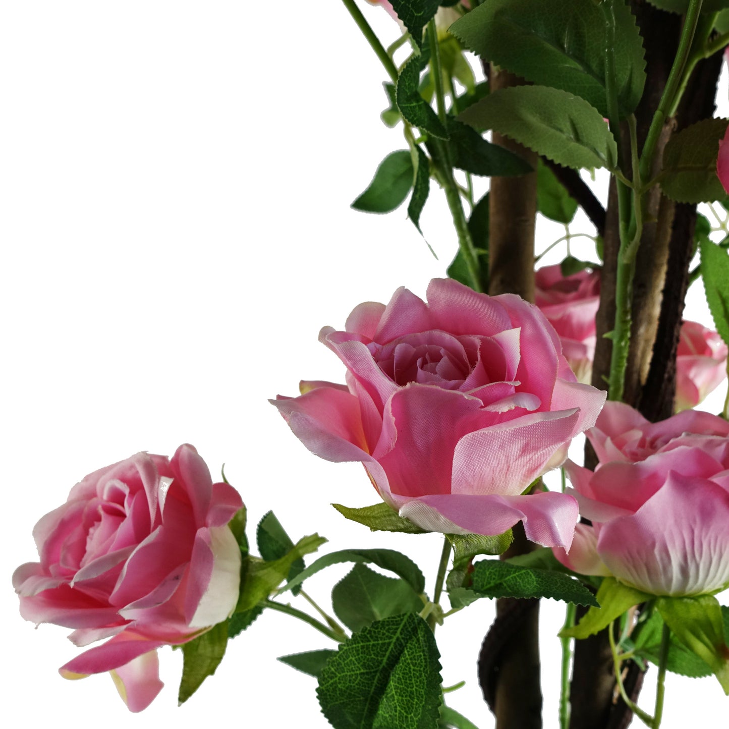 105cm Artificial Pink Rose Tree-1