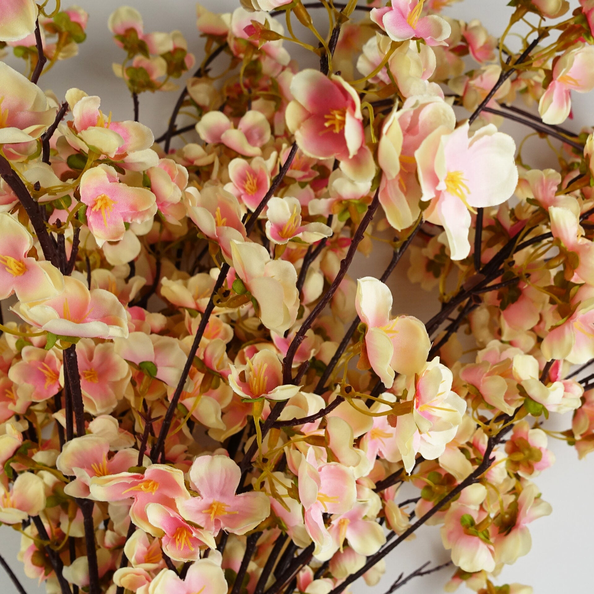 110cm Natural Pink Trailing Cherry Stem Artificial-2