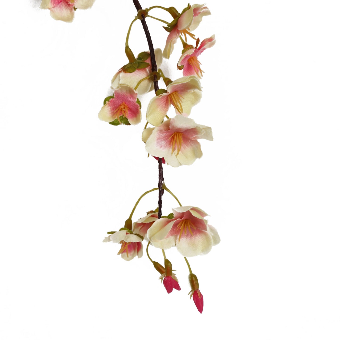 110cm Natural Pink Trailing Cherry Stem Artificial-3