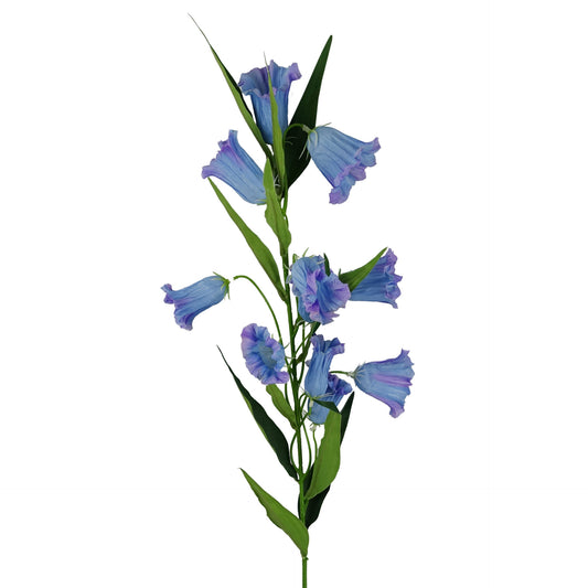 100cm Trumpet Artificial Flower Stem Blue-0