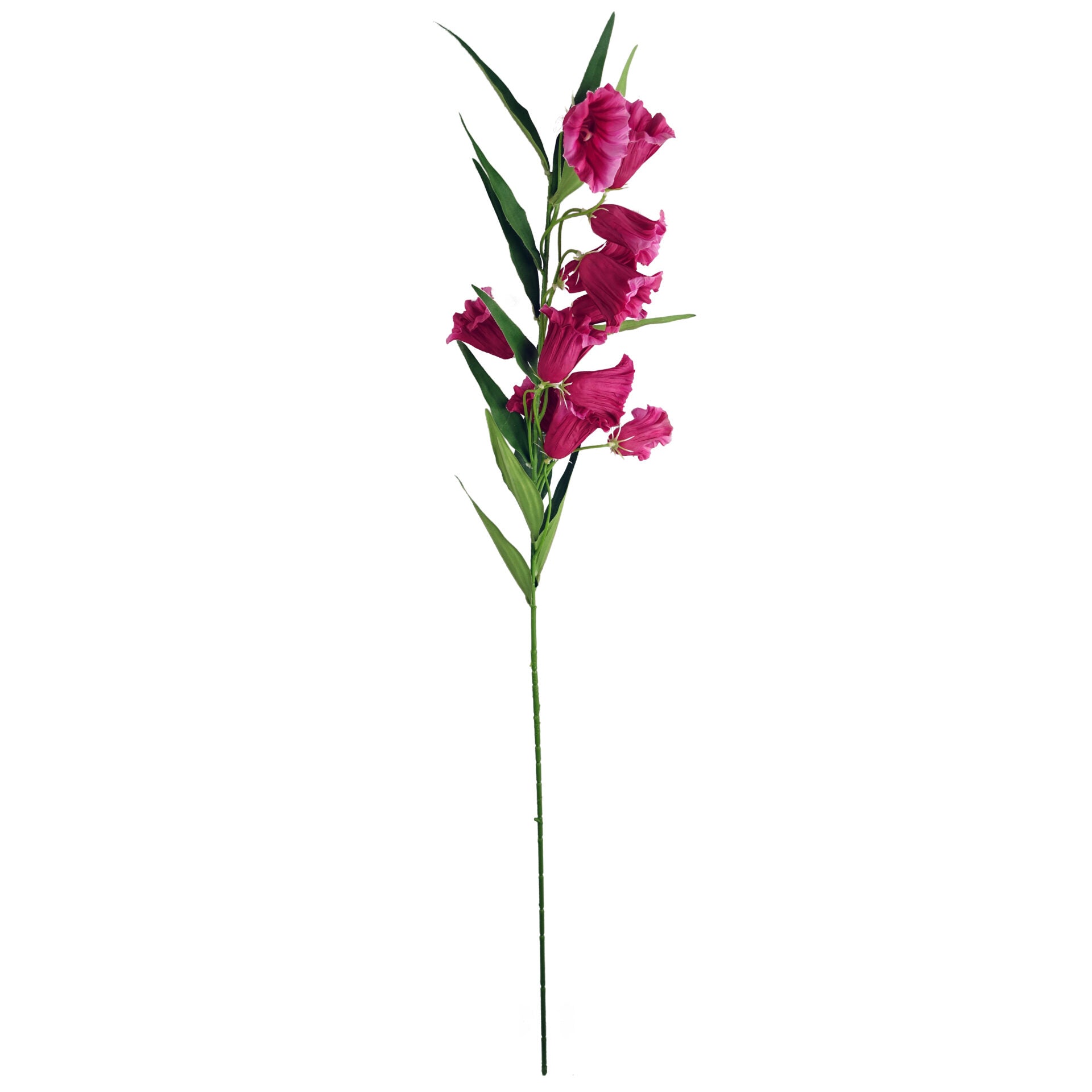 100cm Trumpet Artificial Flower Stem Fuchsia Pink-1