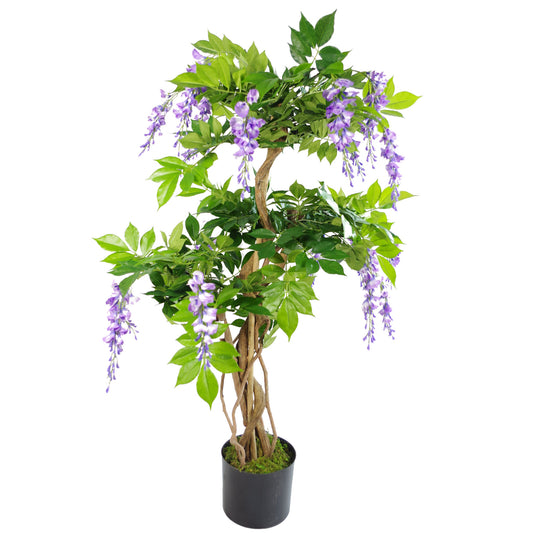 110cm Artificial Purple Wisteria Tree-0