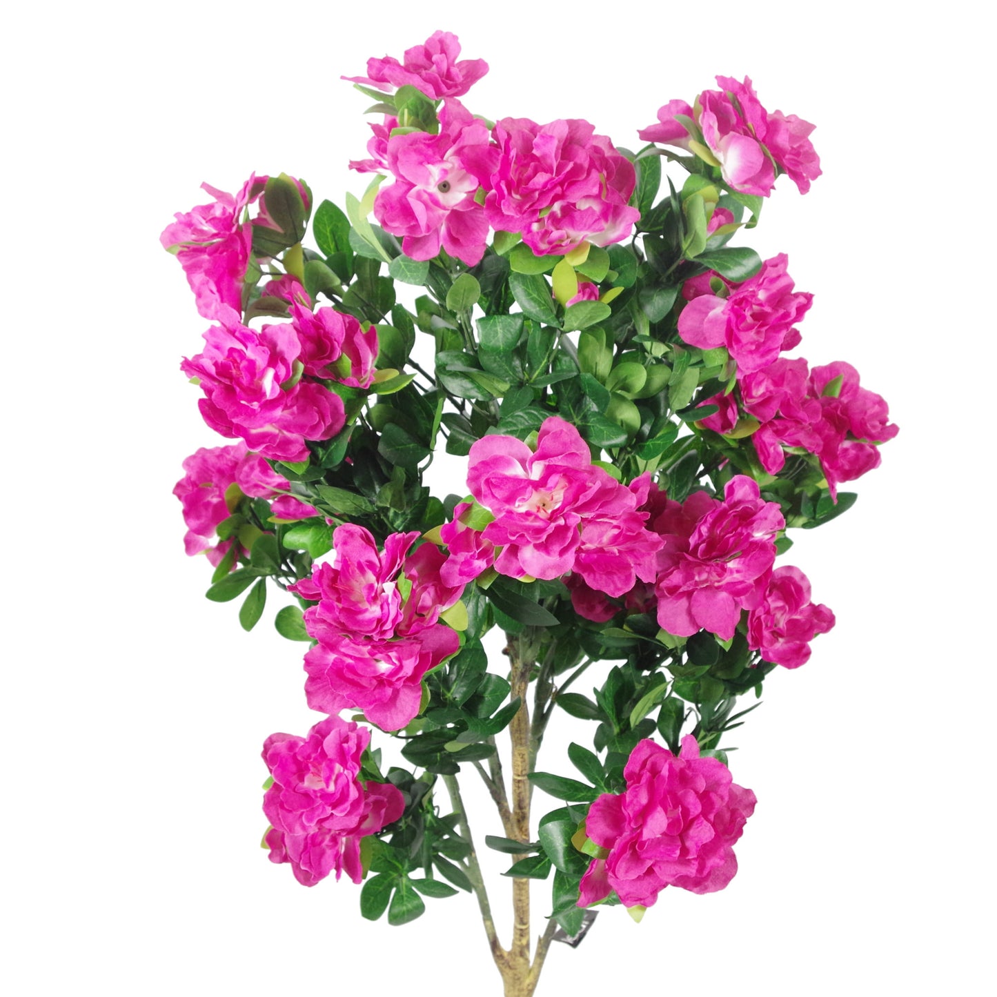 100cm Premium Artificial Azalea Pink Flowers Potted Plant-2