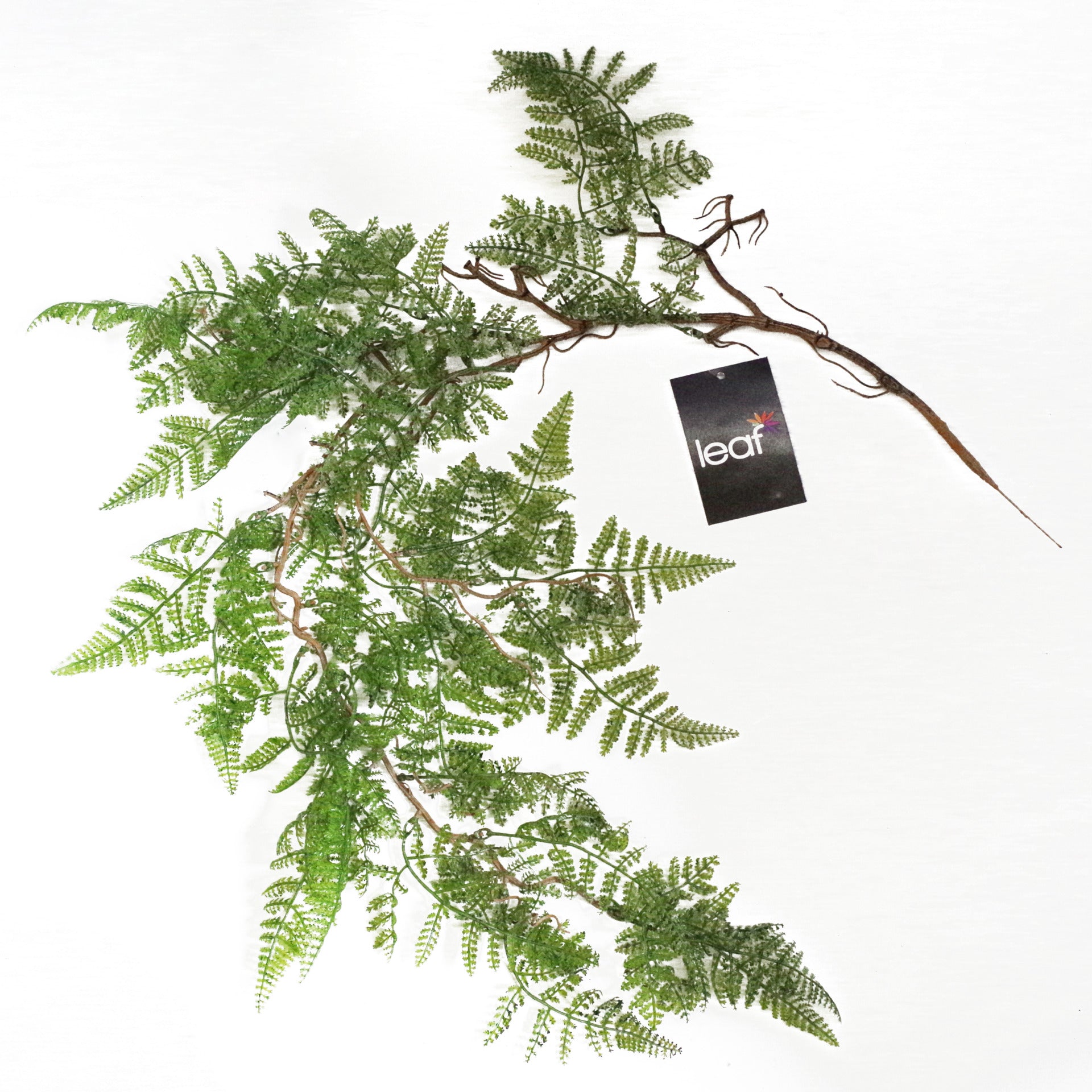 100cm Artificial Hanging Maidenhair Fern Plant Dark Green-3